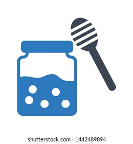nectar glyph color vector icon