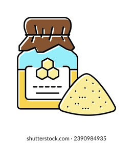 nectar package beekeeping color icon vector. nectar package beekeeping sign. isolated symbol illustration