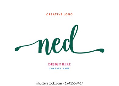 NED lettering logo is simple, easy to understand and authoritative