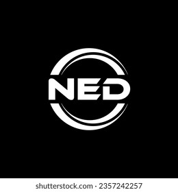 NED Logo Design, Inspiration for a Unique Identity. Modern Elegance and Creative Design. Watermark Your Success with the Striking this Logo.