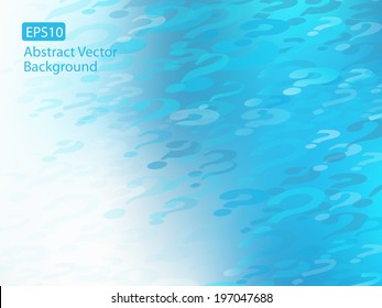 Need Answers Abstract eps10 vector background with question marks. 