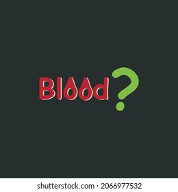 Necesita ilustración del vector de sangre. Donar sangre para la vida humana. 