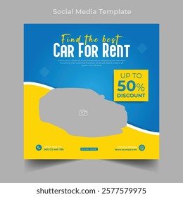 Need A Car Social Media Banner Template
