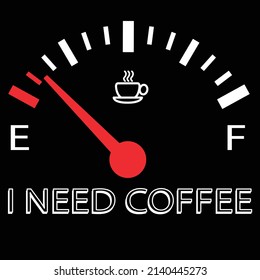 I NEED COFFEE SPEEDOMETER WALLPAPER BLACK