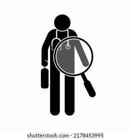Necesito un icono médico. Símbolo de soporte paramédico - Vector.