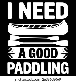 Need a good paddle Graphic design for Rafting Lovers