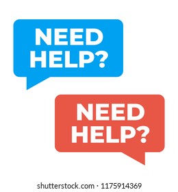Need help sign. Support service, volunteering vector sign