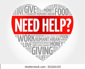 Need help word cloud, heart concept