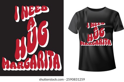 I Need a Hug Typography Minimalist T-shirt Design, Motivational Typography T-shirt Design, Inspirational Quotes T-shirt Design