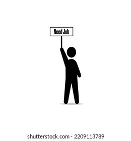 Need a job icon vector graphics