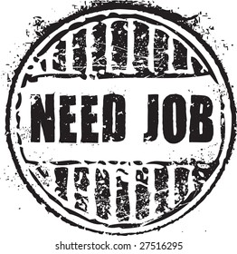 Need job rubber stamp 