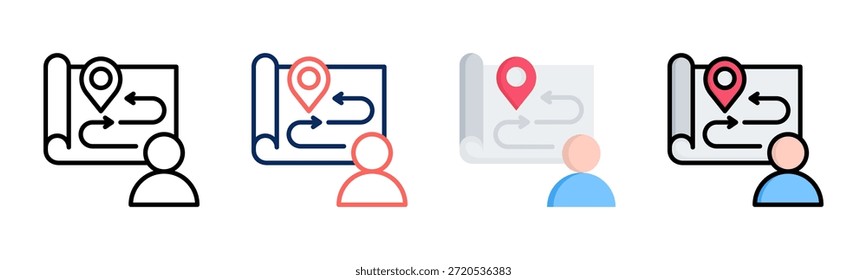 Necesidad de conjunto de iconos de mapeo colección de estilos múltiples