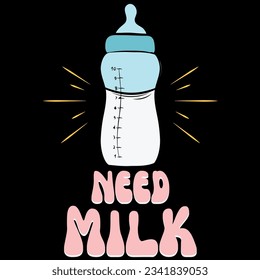 Need milk father’s day t-shirt design