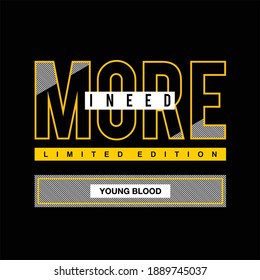 i need more young blood simple vintage