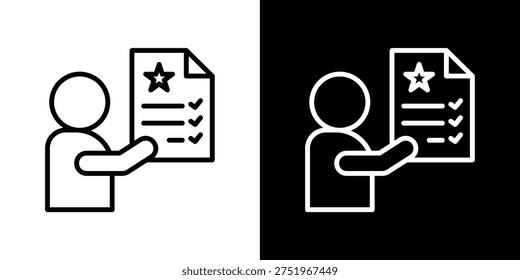 Need Priority Icon In Black and White Line Style
