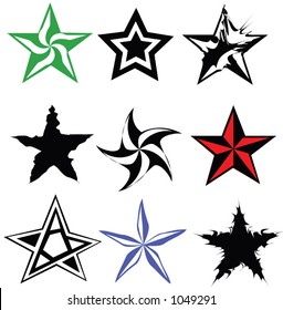 Need to rate something? All vector - NO CS-specific effects, and so should work with Freehand, Corel, etc. Have fun adding your own CS effects.