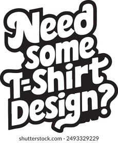 Need some T-shirt silhouette vector design 