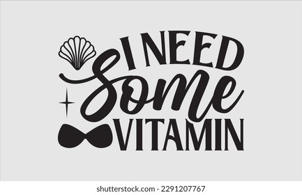 Necesito algo de diseño de camisetas de verano, ilustración vectorial de caligrafía hecha a mano, archivos Svg para el cricket, plantilla de tarjeta de saludo con texto de tipografía, EPS 10