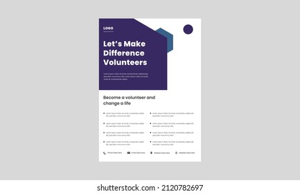 Need A Volunteer Flyer Design Template. You Can Help Join Volunteer Today Poster, Flyer, Leaflet Design. We Are Looking For Volunteers Flyer.