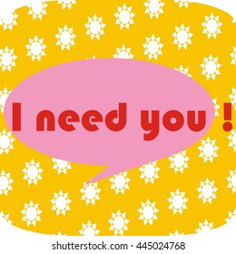 i need you logo design