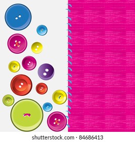 Needle, button, thread
