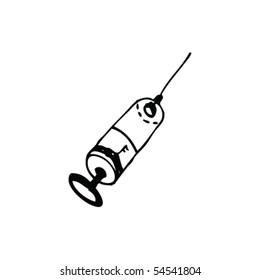 needle drawing