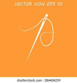 Needle icon  Flat vector illustrator Eps 10