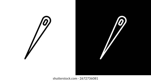 Ícone de agulha elemento gráfico Design de modelo de ilustração