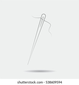 Needle Icon illustration isolated vector sign symbol