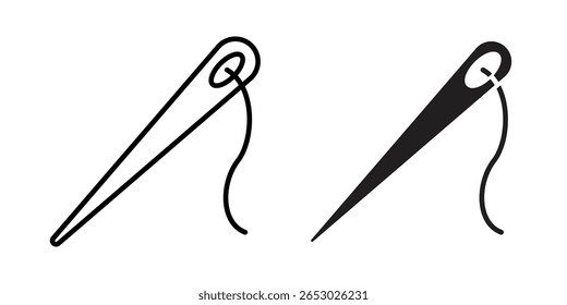 Ícone de agulha Design de logotipo Modelo de vetor Ilustração