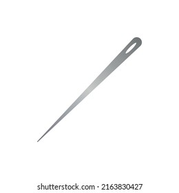 Needle icon with metal gradient