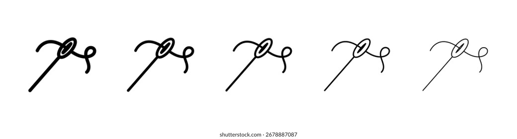 Needle icon for mobile concept and web design.