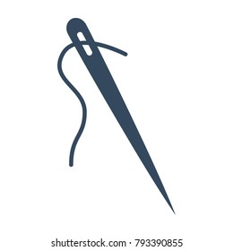 needle icon on white background. Vector illustration
