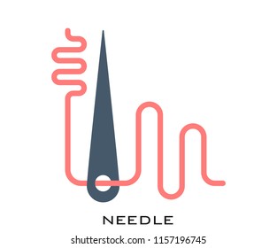 Needle icon signs