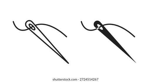 Ícone de agulha em tendência plana simples design gráfico moderno elemento de logotipo abstrato