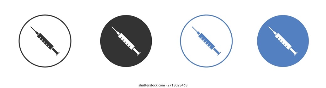 Ícone de agulha minimalista simples Vetor EPS