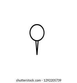 needle icon vector