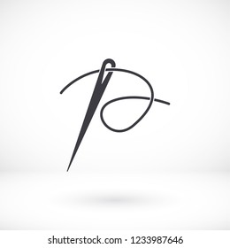 Needle icon. Vector  Eps 10 