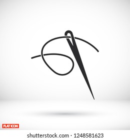 Needle icon. Vector  Eps 10 