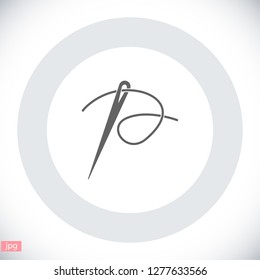 Needle icon. Vector  Eps 10 