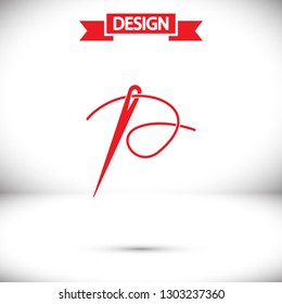 Needle icon. Vector  Eps 10 