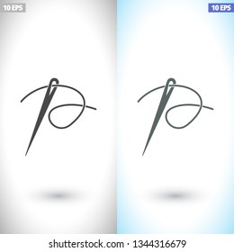 Needle icon. Vector  Eps 10 