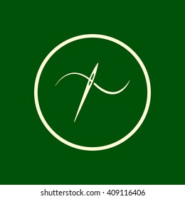 needle icon. vector eps10 icon

