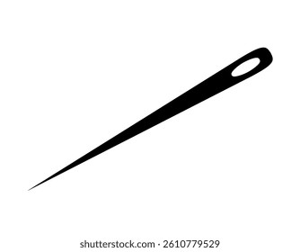 needle icon vector on white background