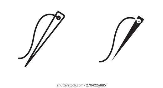 Ícone de agulha vetor, Símbolo, ilustrações do logotipo