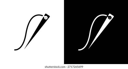Ícone de agulha vetor, Símbolo, ilustrações do logotipo
