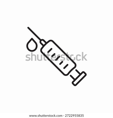 needle injection icon sign vector