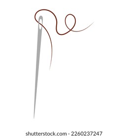 Needle. Knitting tool. Hobby time, handmade things