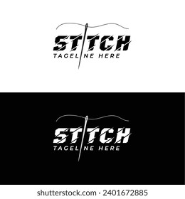 needle logo stitch logo sewing logo 