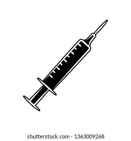 Needle medic icon. Element of maternity for mobile concept and web apps icon. Glyph, flat icon for website design and development, app development